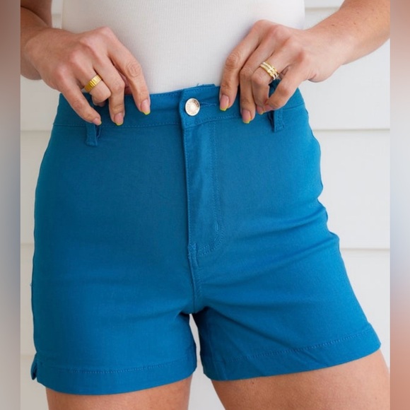 NEW YMI Hyoerstretch Shorts in Bluebell - Picture 3 of 5